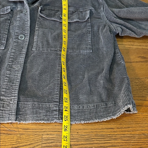 Easel Los Angeles Gray Corduroy Barn Jacket size L - Picture 4 of 11
